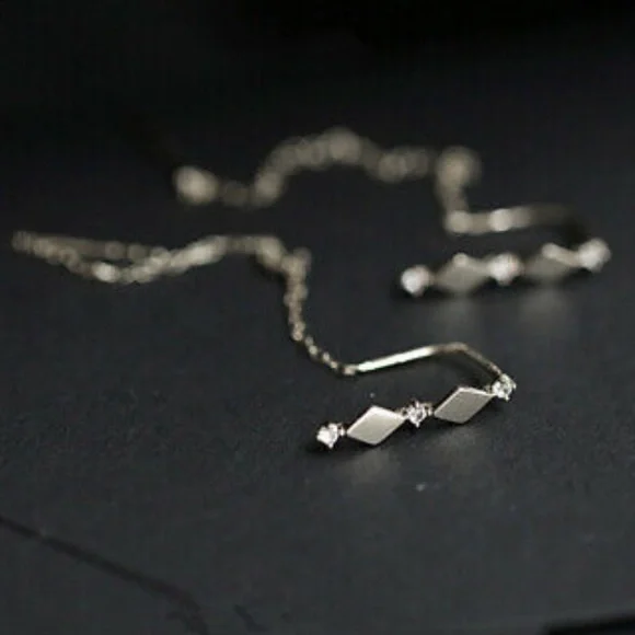 New Tassel Sterling silver Earrings - Picture 5 of 5